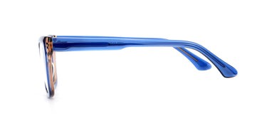 Women Vista Eyeglasses: Miedema -Blue - SpaceSMART Eye Clinic (Side View)